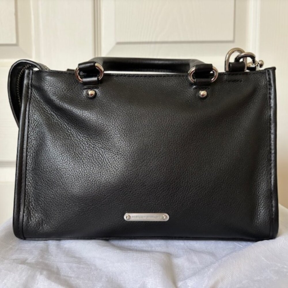 Rebecca Minkoff Micro Bedford Zip Satchel Black - Picture 2 of 16